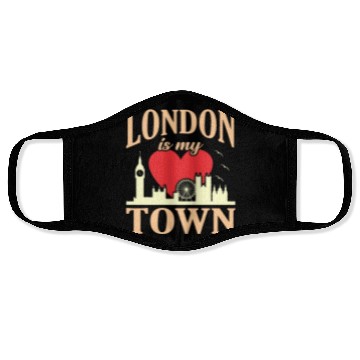 Discover London Funny Gift Idea Face Masks
