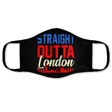 Discover London Funny Gift Idea Face Masks
