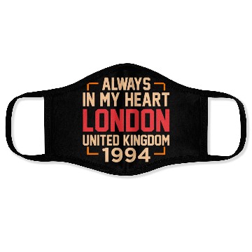 Discover London Funny Gift Idea Face Masks