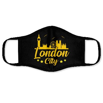 Discover London Funny Gift Idea Face Masks