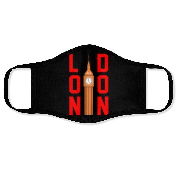 Discover London Funny Gift Idea Face Masks