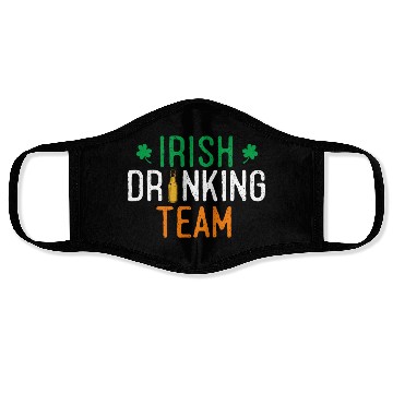 Discover Irish drinking team Face Masks