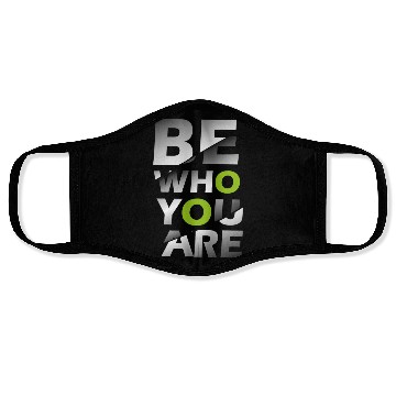 Discover Me vs Me I am My Own Competition Motivational Face Masks