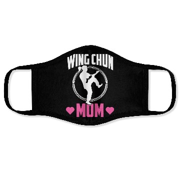 Discover Wing Chun Mom Fighter Coach Martial Arts Training Face Masks