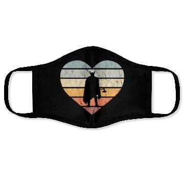 Discover I Love Viking Warrior With Axe Face Masks