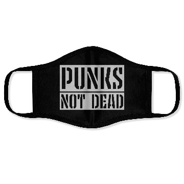 Discover punks not dead quote Face Masks
