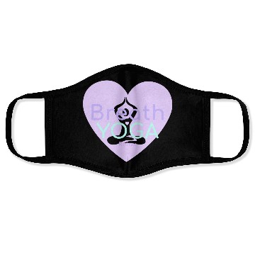Discover Breath Yoga Relax | Yogi Face Masks with heart Namaste