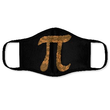 Discover Funny Pi Day Face Masks Pecan Nuts Pie Math Geek Studen