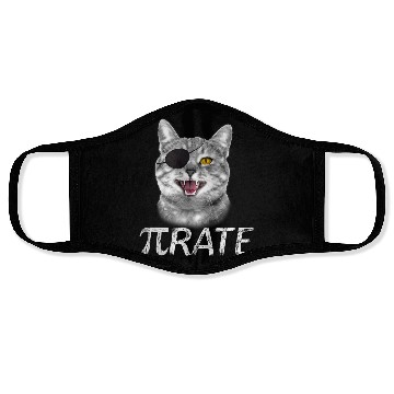 Discover Funny Pi Day Math Science Cat Pirate Face Masks