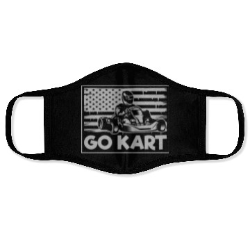 Discover Racer Go-Kart Victory Face Masks