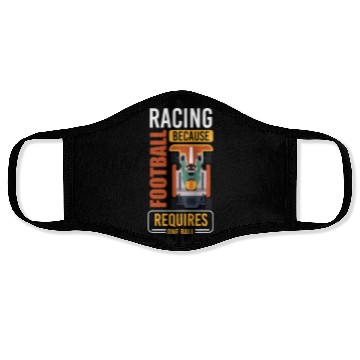 Discover Racer Racing Victory Face Masks