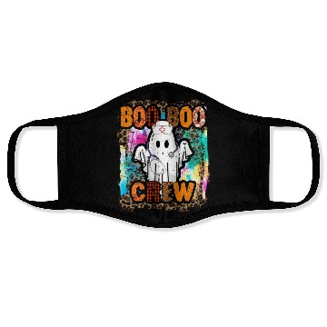 Discover Halloween Boo Boo Crew Tie Dye Face Masks
