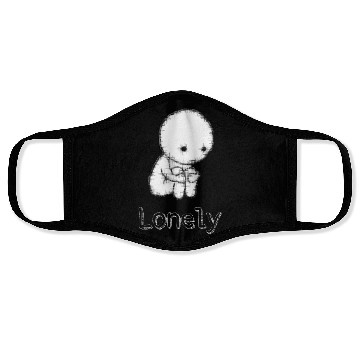 Discover Lonely : for all people who are alone Face Masks