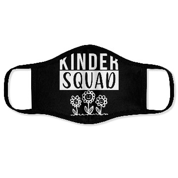 Discover Kinder Squad Kindergarten Teacher Tiny Human Tamer Face Masks
