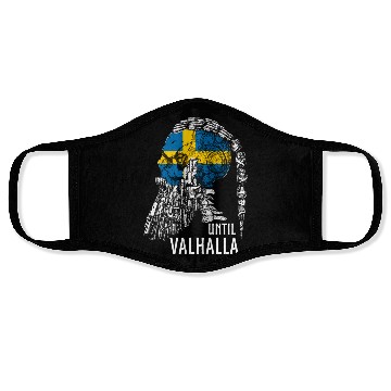 Discover Sweden, Swedish Flag, Till Valhalla, Viking Face Masks