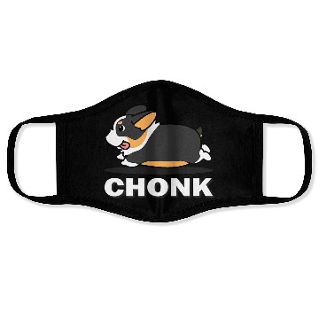 Discover Black Corgi Face Masks