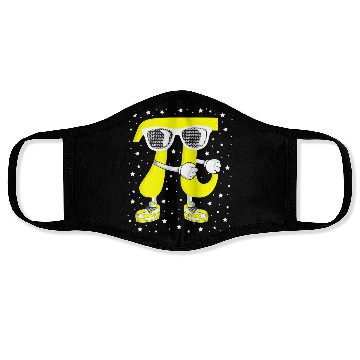 Discover Pi Day Face Masks Funny Floss Dance Face Masks