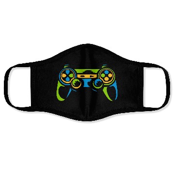 Discover Colorful Controller Retro Console Face Masks
