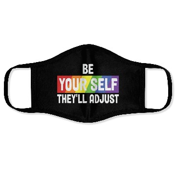 Discover LBGT Flag Gay Pride Human Face Masks