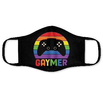 Discover LBGT Flag Gay Pride Human Gaymer Gamer Face Masks