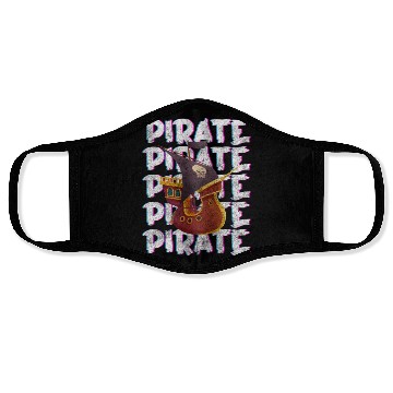 Discover Pirate Ship Buccaneer Crew Face Masks