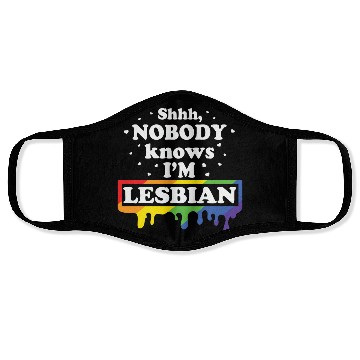 Discover LBGT Flag Gay Pride Human Lesbian Face Masks