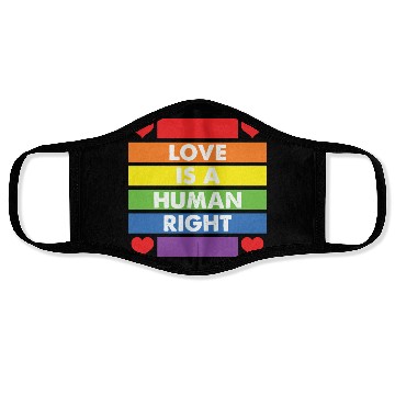 Discover LBGT Flag Gay Pride Human Love Human Right Face Masks