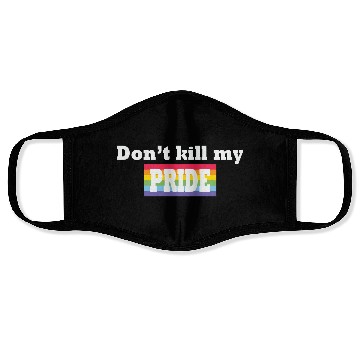Discover LBGT Flag Gay Pride Human Face Masks