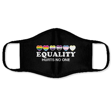Discover LBGT Flag Gay Pride Human Face Masks