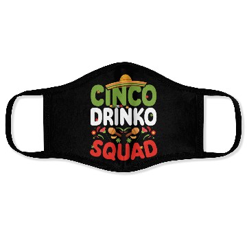 Discover Cinco De Drinko | Bourbon Drinker Face Masks | Whisky