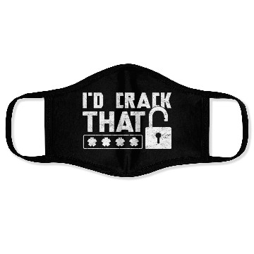 Discover Password Hacker Cyber Security Face Masks