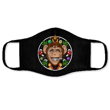 Discover Psychedelic Monkey Stoner Face Masks