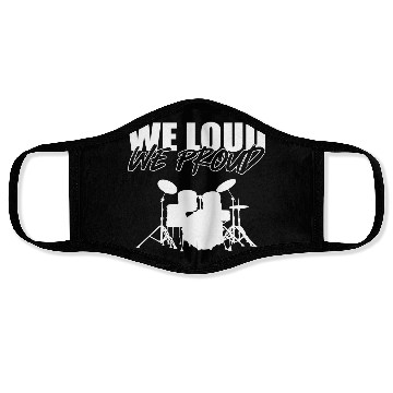Discover We Loud Musician Gift Face Masks