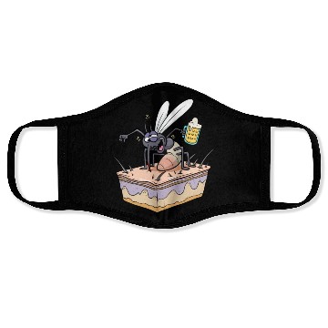 Discover Insect Mosquito Drinking Beer Mosquitoes Face Masks