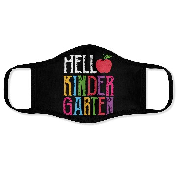 Discover Hello Kindergarten Back To School Face Masks