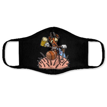 Discover Insect Mosquito Drinking Beer Mosquitoes Face Masks