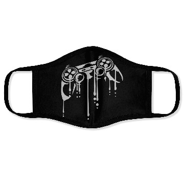 Discover drop controller retro graffiti Face Masks