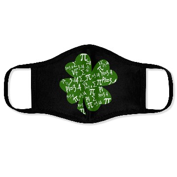 Discover St Patrick s Day PI Face Masks Green Shamrock PI Teez