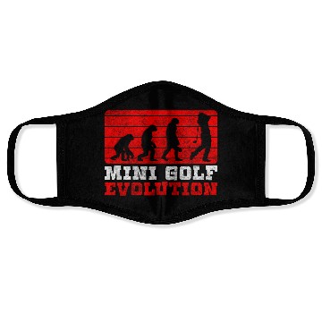 Discover Mini Golf Course Golfers Golf Sport Golf Face Masks