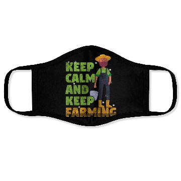Discover Agriculture Tractor Cows Grain Face Masks
