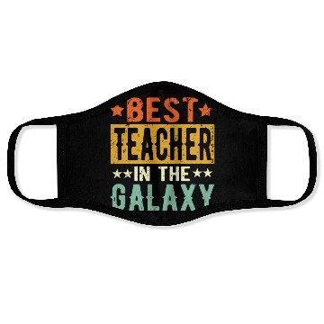 Discover Best Teacher Ever Teacher Gift Face Masks