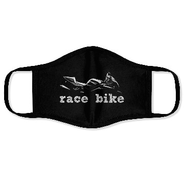 Discover Race bike Face Masks