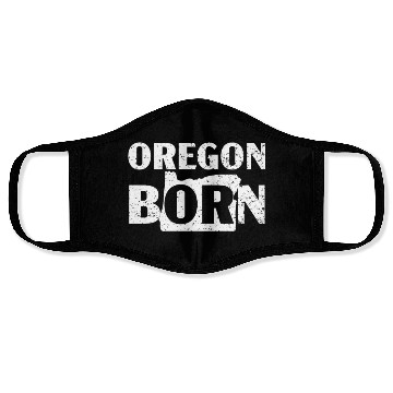Discover Oregon Born USA America Oregonians Travel Tourist Face Masks