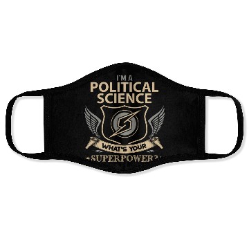 Discover Political Science Face Masks - Superpower Job Gift It