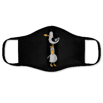 Discover seagull team 2 friends Face Masks