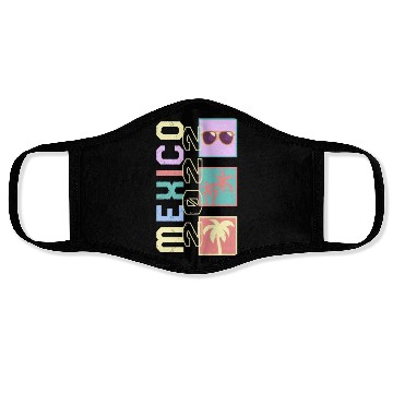 Discover Mexico 2022 Face Masks, Mexican Sunglasses Palm Tree