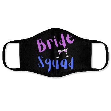 Discover Bride Squad Face Masks