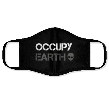 Discover Alien Galaxy Ufo Extraterrestrial Spaceship space Face Masks