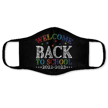 Discover welcome back to school 2022 2023 Face Masks