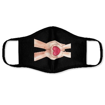 Discover I love you Face Masks